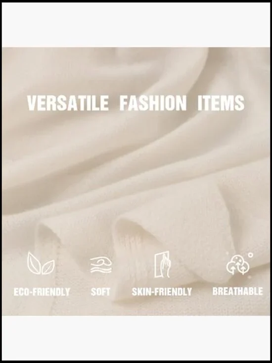 Cashmere Blend Shawl Wrap Oversized Pashmina Elegant Travel Scarf All-Season - Picture 4 of 7